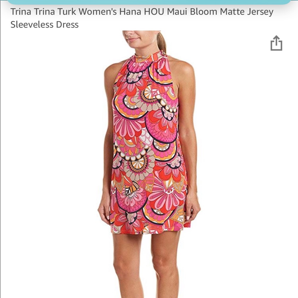 Trina Turk printed swing dress